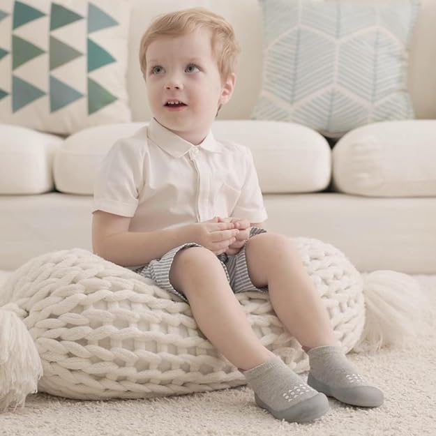 Baby Sock Shoes Baby Walking Shoes Infant Non-Slip Breathable Slippers