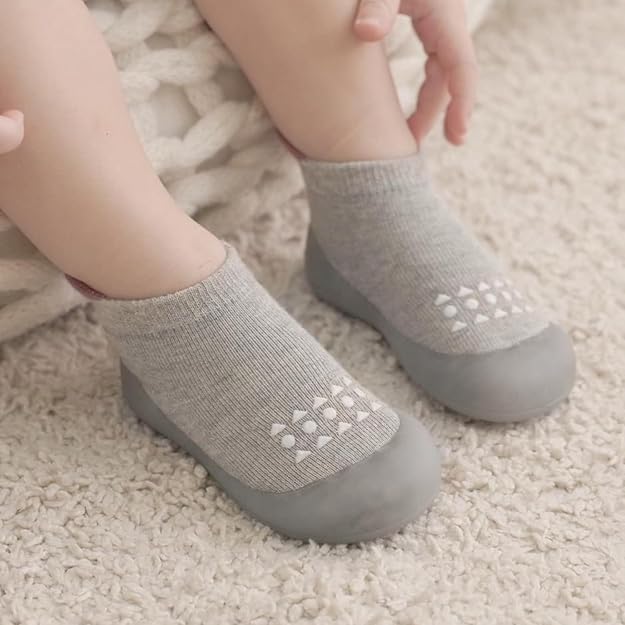 Baby Sock Shoes Baby Walking Shoes Infant Non-Slip Breathable Slippers