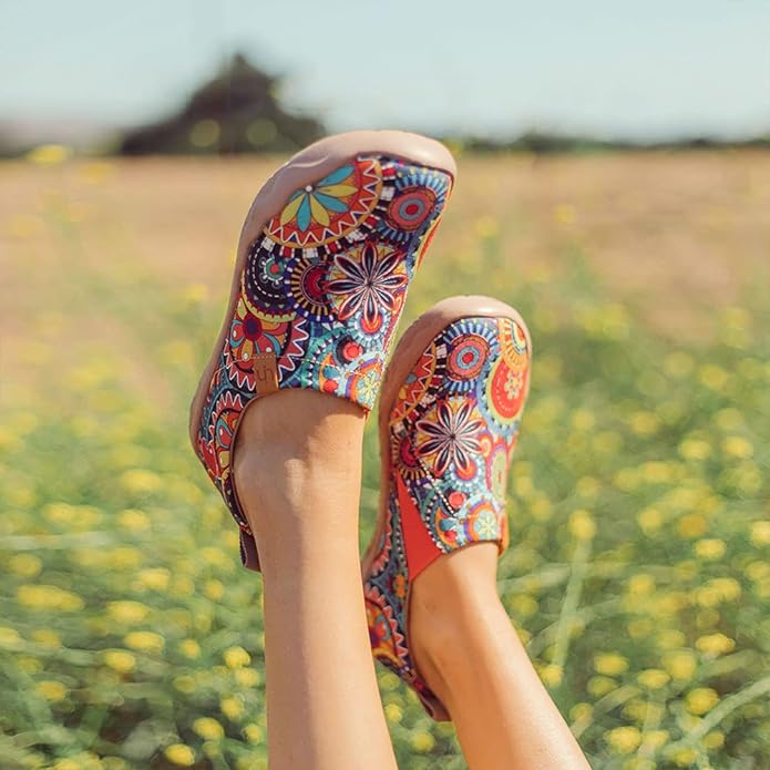 Slip-on shoes — close-up texture