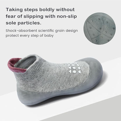 Baby Sock Shoes Baby Walking Shoes Infant Non-Slip Breathable Slippers