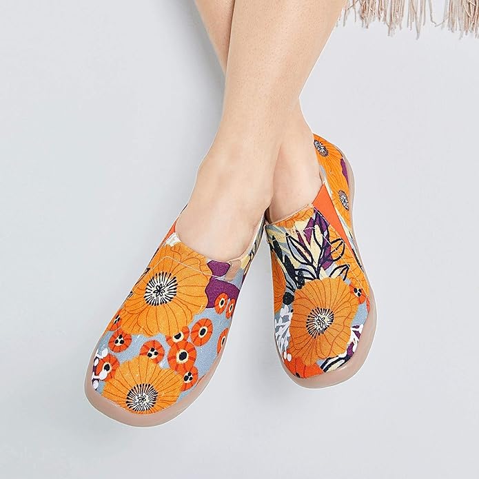 Slip-on shoes — top view
